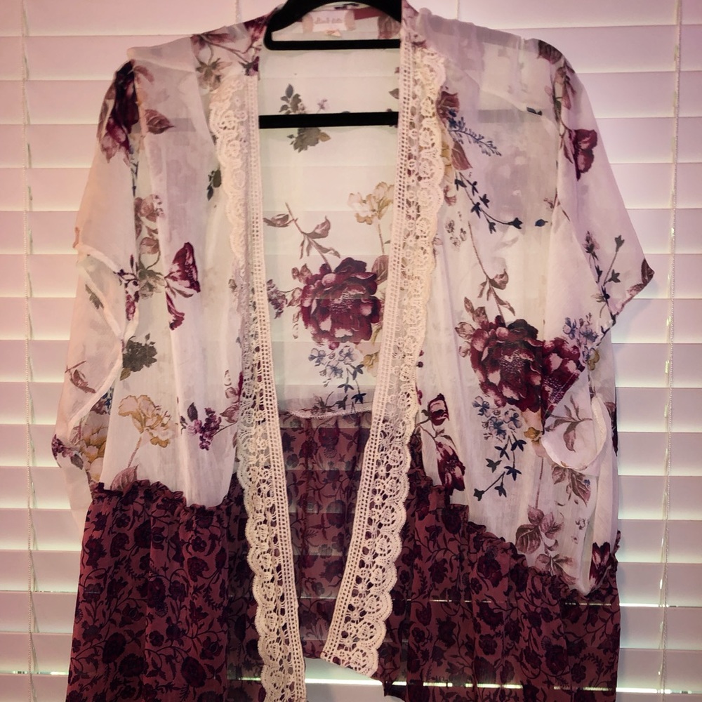 Altar’d State floral printed cardigan